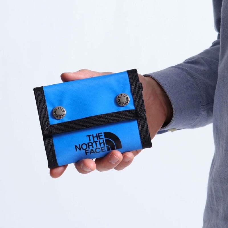 HANSAN』THE NORTH FACE BC DOT WALLET 防潑水折疊零錢包短夾皮