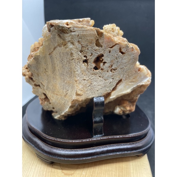 D6301天然鐘乳石原礦鐘乳石花結晶花閃亮結晶光澤擺件附訂製底座| 蝦皮購物