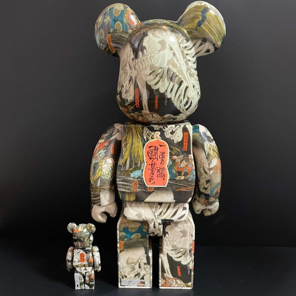 AirRoom 全新正品現貨BE@RBRICK 歌川国芳相馬の古内裏100% & 400% 庫柏