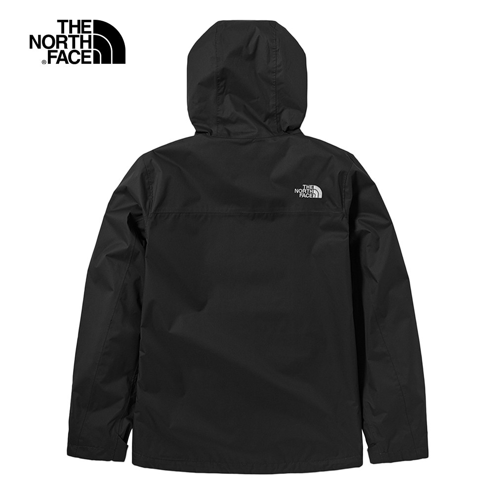 The North Face MFO MOUNTAIN RAIN 男防水透氣連帽衝鋒衣黑NF0A4U7ZJK3