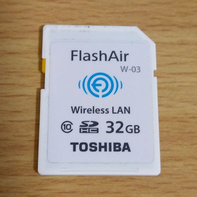 TOSHIBA FlashAir WiFi SD 32GB W-03 | 蝦皮購物