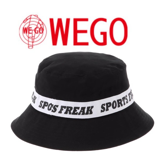 彩購屋】現貨日本WEGO 棉質黑色帽子遮陽帽漁夫帽男女通用| 蝦皮購物