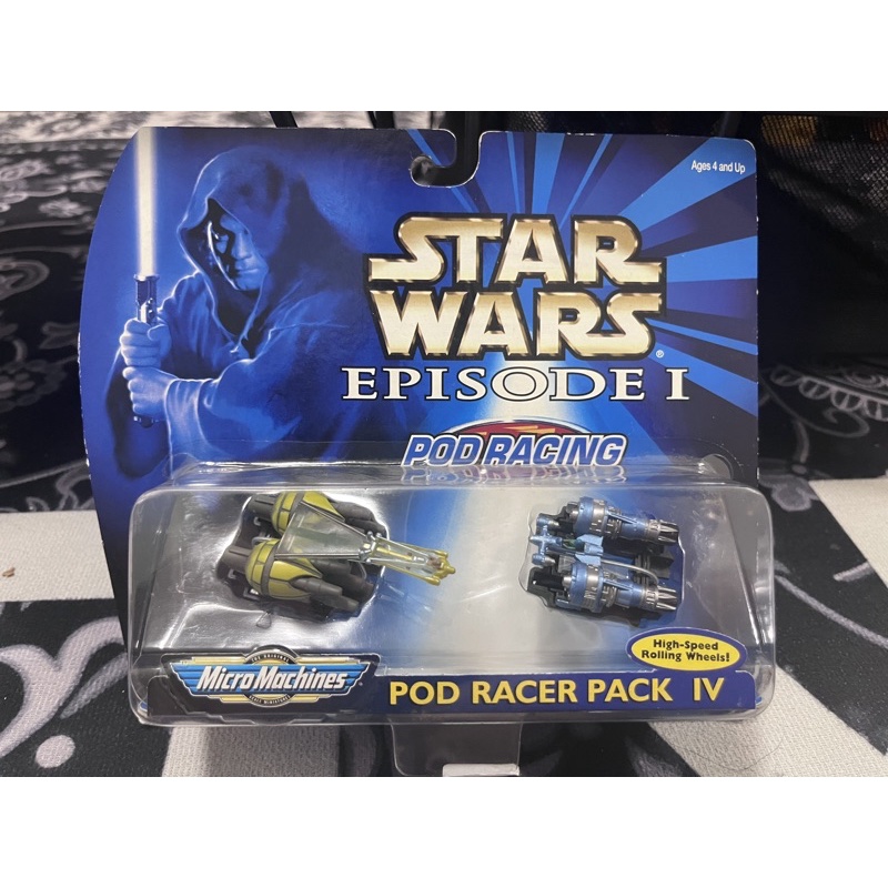 【星際大戰老玩具】Micro Machines 微小系列 Pod Racer Pack 賽車 系列四 | 蝦皮購物