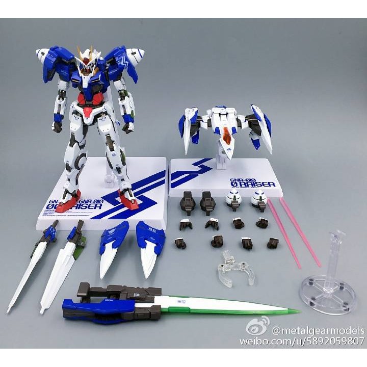 MC MB OO Raiser 鋼彈00 強化模組 OOR 00R 附帶MB台座 合金完成品 METAL BUILD | 蝦皮購物