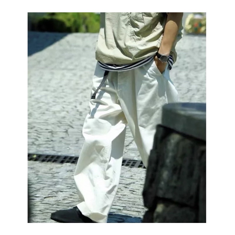 日本代購nanamica Double Pleat Wide Chino Pants 直筒褲長褲 日本代購nanamica Double Pleat Wide Chino Pants 直筒褲長褲
