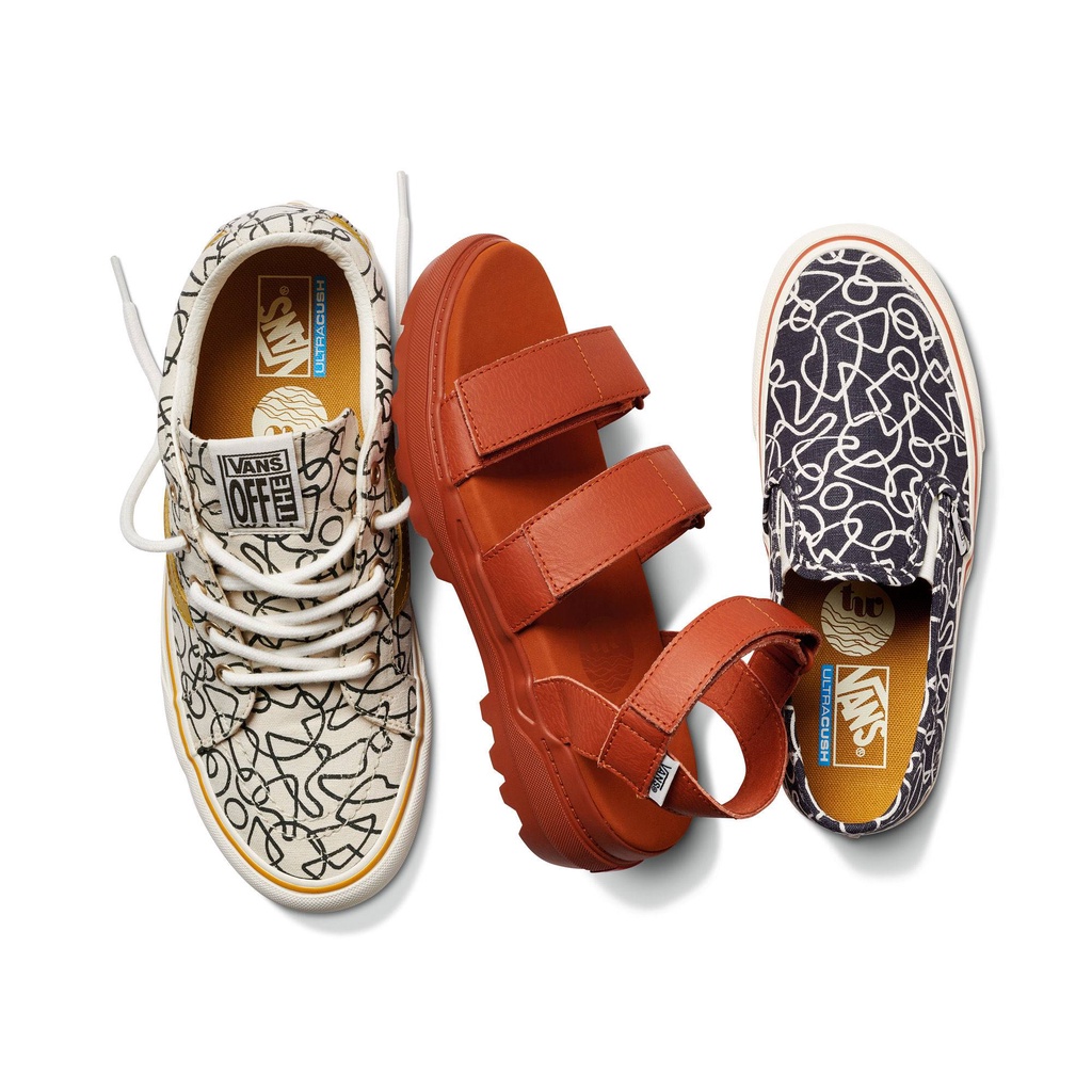 [unclev1966] Vans X TEXTURED WAVES 衝浪 海洋 泥土 大海 自由 金色 | 蝦皮購物