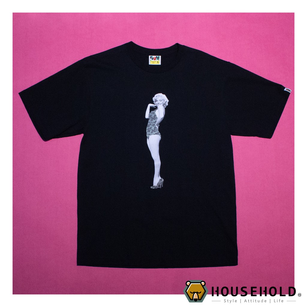 HOUSEHOLD】A BATHING APE x Marilyn Monroe Tee 瑪麗蓮夢露聯名猿人