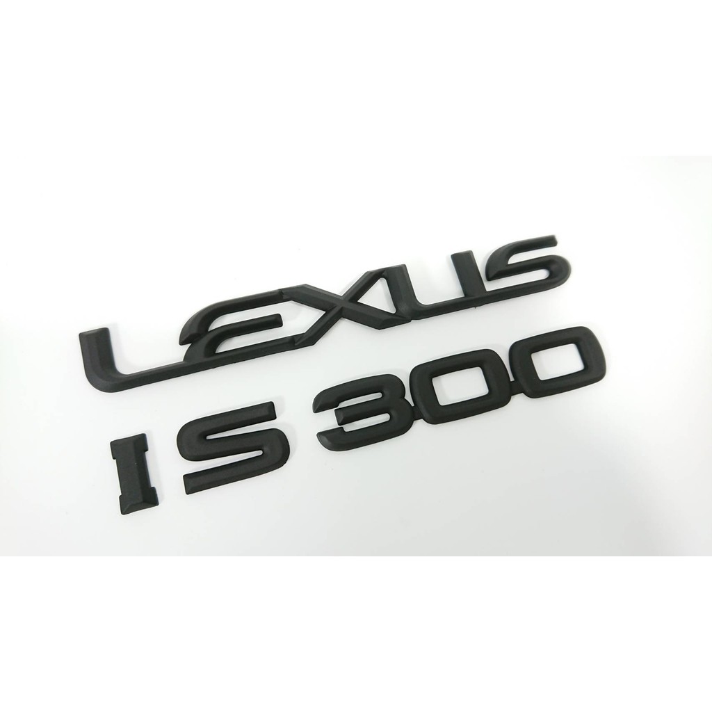 圓夢工廠 Lexus IS300 IS200 後車箱 改裝 字標 字貼 消光黑 同原廠樣式 | 蝦皮購物
