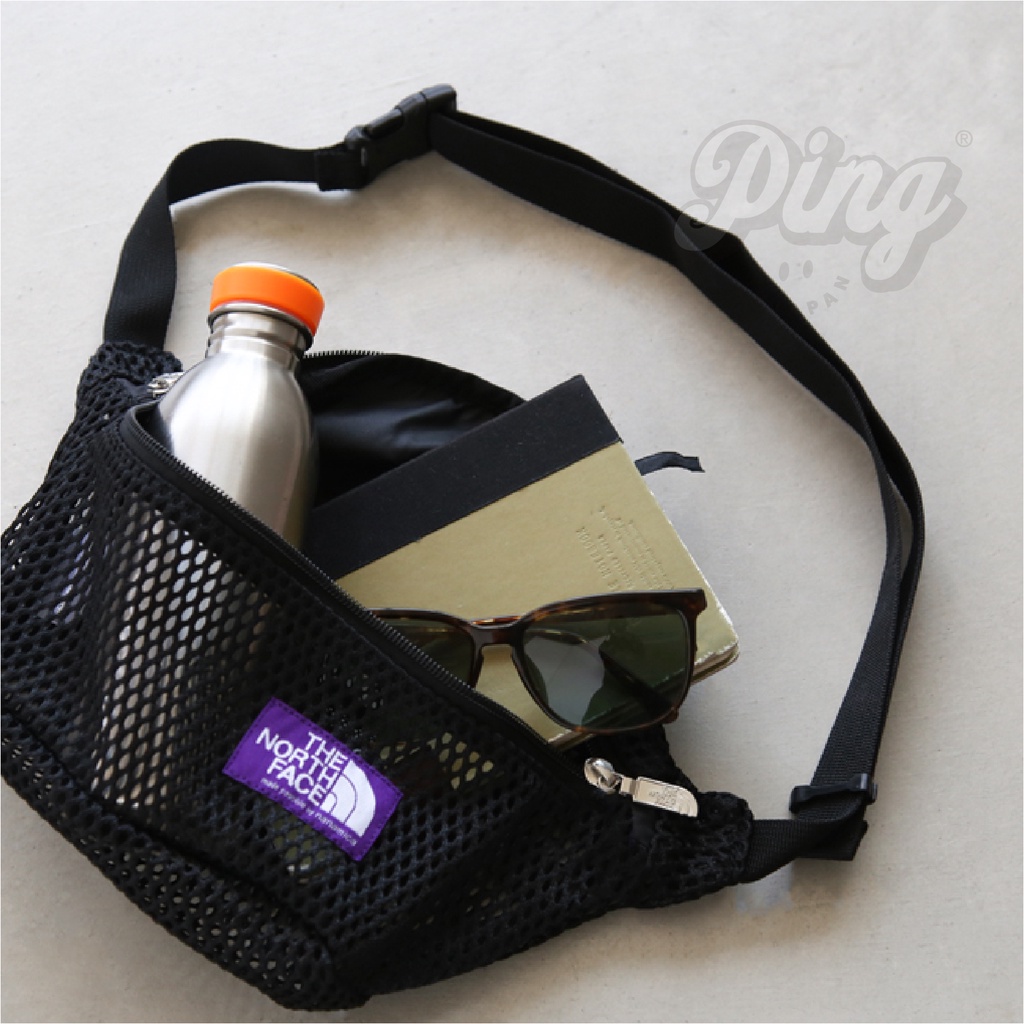 ☛ TNF | THE NORTH FACE PURPLE LABEL Mesh Waist Bag 紫標腰包| 蝦皮購物