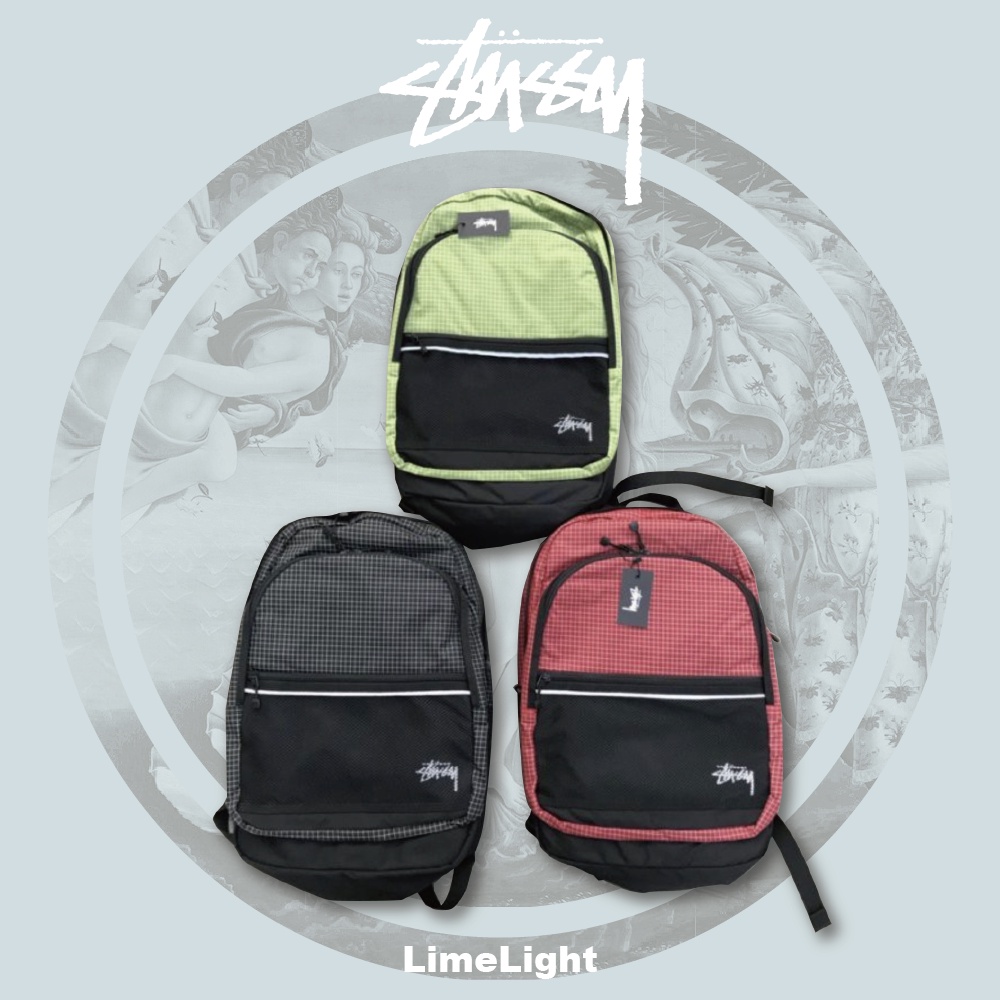 ☆LimeLight☆ STUSSY x CORDURA RIPSTOP NYLON BACKPACK 後背包三色