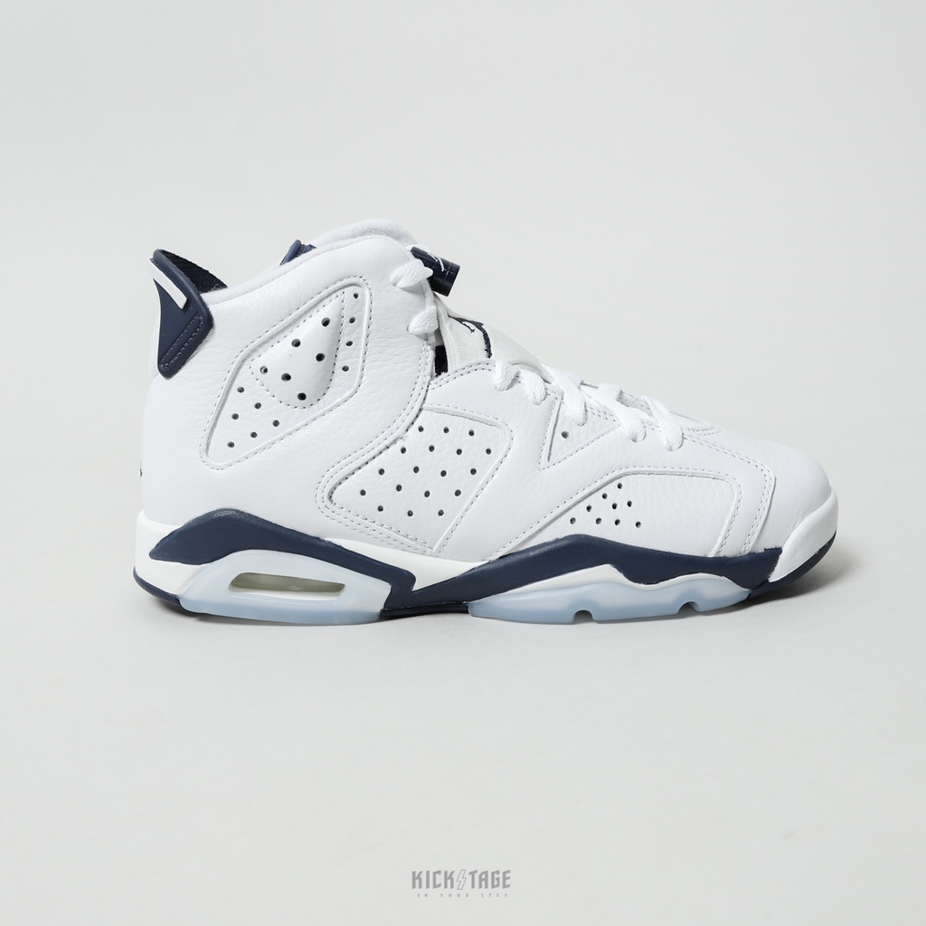 NIKE AIR JORDAN 6 GS Midnight Navy 午夜藍籃球鞋大童女鞋【384665