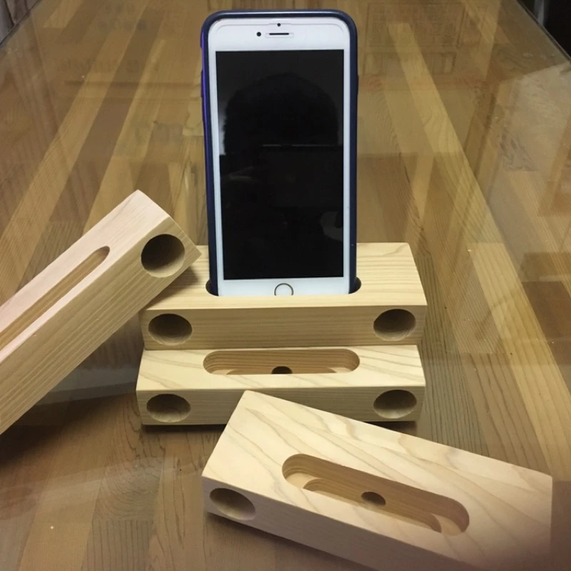 台灣紅檜檜木香氛手機擴音座