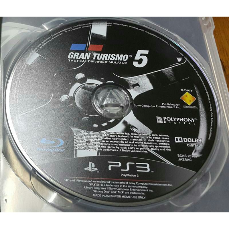 PS3 GAME--GT5-- GRAN TURISMO5跑車浪漫旅5 / 2手| 蝦皮購物