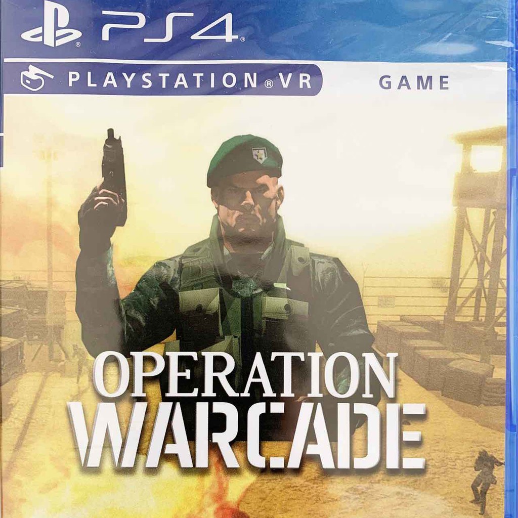 PS4游戲實體光盤VR必備戰爭行動Operation Warcade 歐美版英文| 蝦皮購物