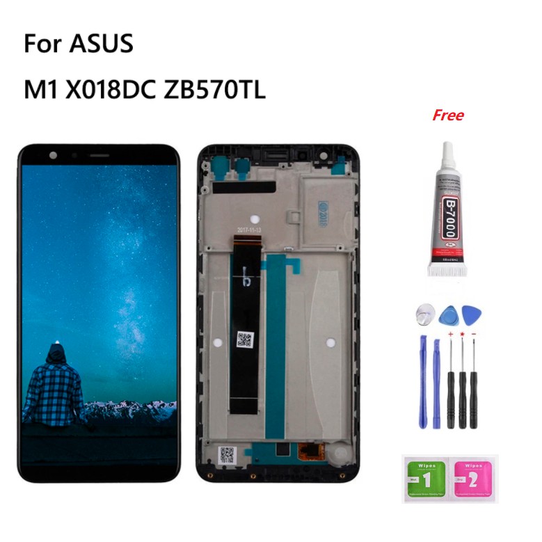 原廠帶框總成適用於華碩 ASUS Zenfone Max Plus M1 ZB570TL X018D 螢幕總成 液晶螢幕 | 蝦皮購物