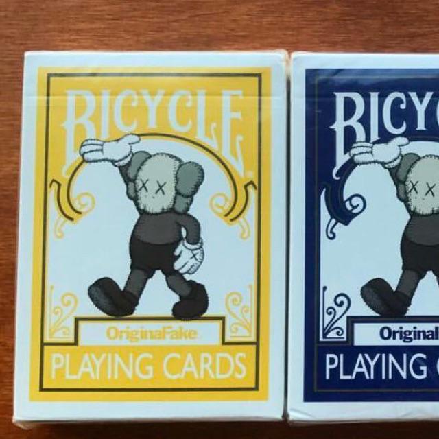 絕版品Kaws Original Fake x Bicycle Playing Cards 撲克牌| 蝦皮購物