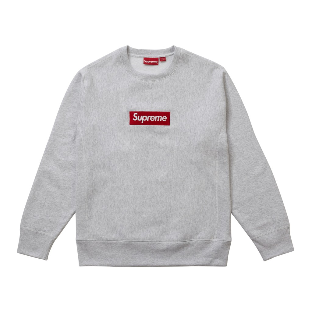 Supreme Box Logo Crewneck Sweatshirt 18FW 灰黑藍白大學T IMPACT