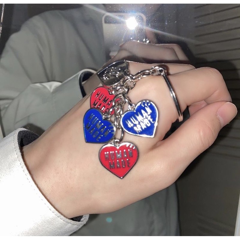 HUMAN MADE HEART KEY CHARM ❤️愛心💙Logo 金屬鑰匙圈 吊飾🇯🇵日本公司貨🔥現貨