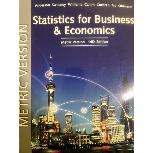 Statistics For Business And Economics第14版 | 蝦皮購物