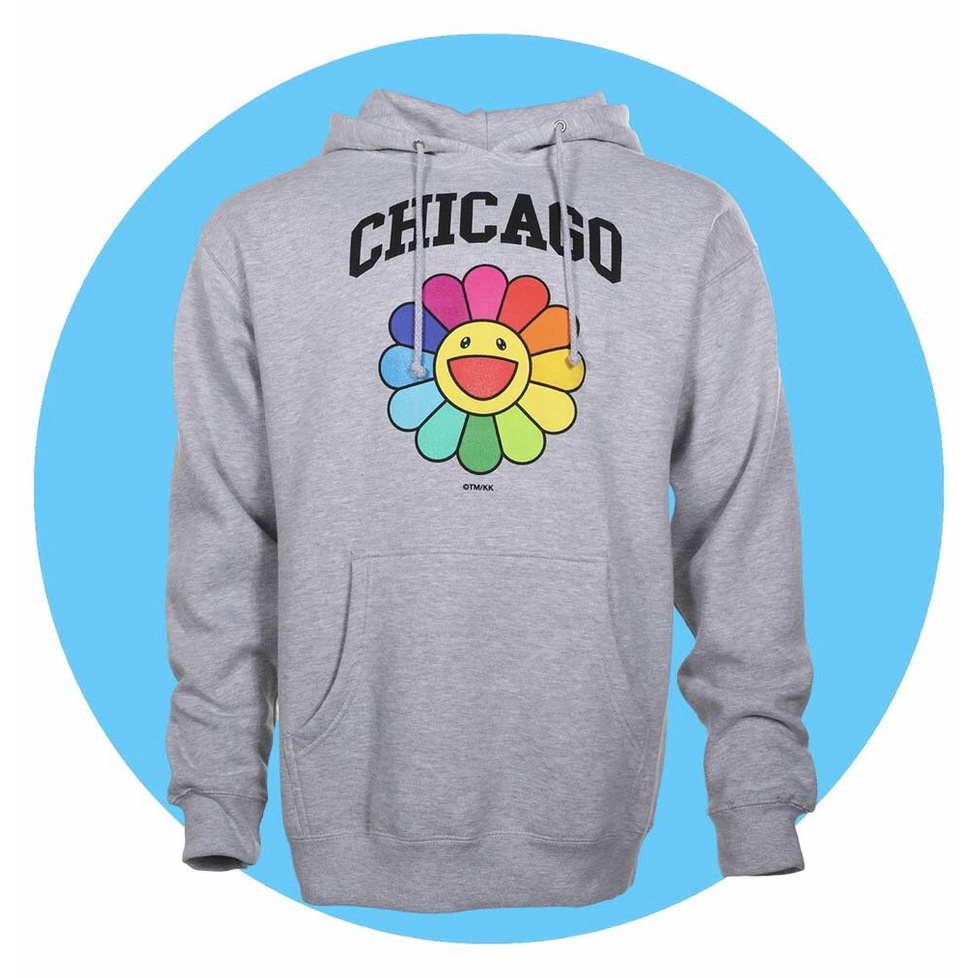 小黑痣現貨》TAKASHI MURAKAMI 村上隆Chi Flower Hoodie 小花帽