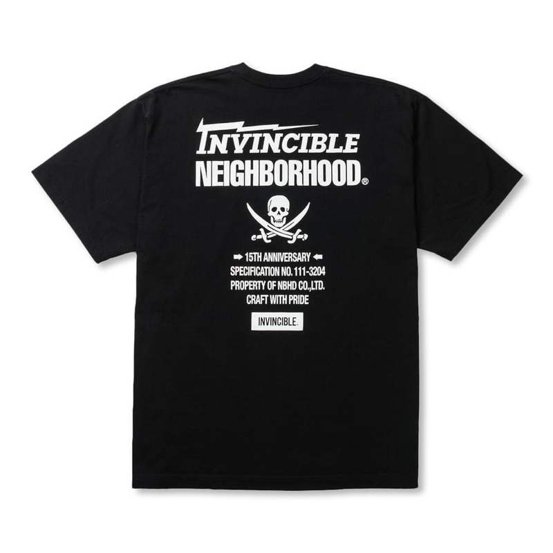 INVINCIBLE® x NEIGHBORHOOD® NHIV / C-TEE . SS 全新正品15週年聯名