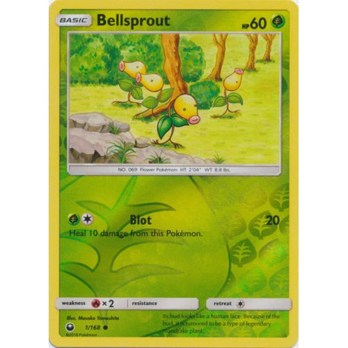 SM7 1/168 Bellsprout POKEMON PTCG |