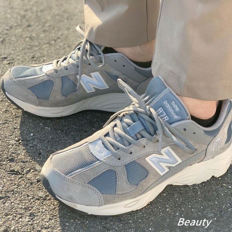 韓國代購NEW BALANCE 878灰青灰色灰藍白藍男女鞋休閒鞋慢跑鞋NB878