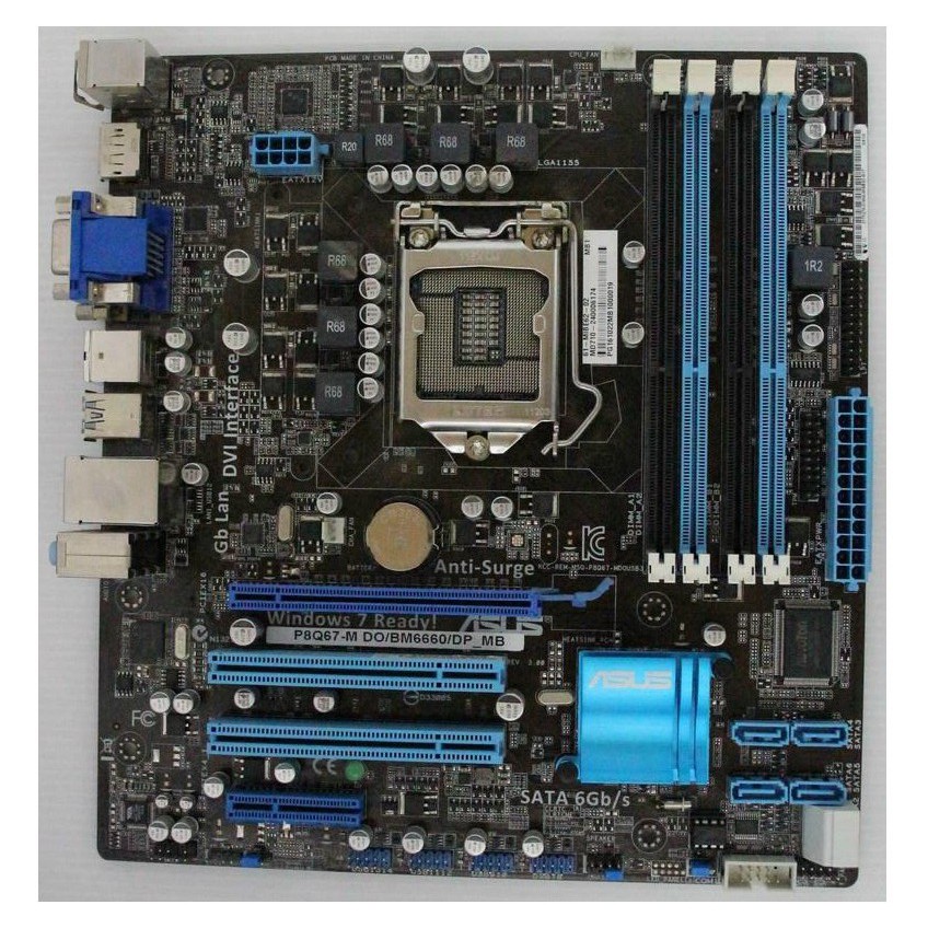 華碩 P8Q67-M DO-BM6660-DP_MB 主機板、1155腳位、DDR3、USB 3.0、拆機良品、附檔板 | 蝦皮購物