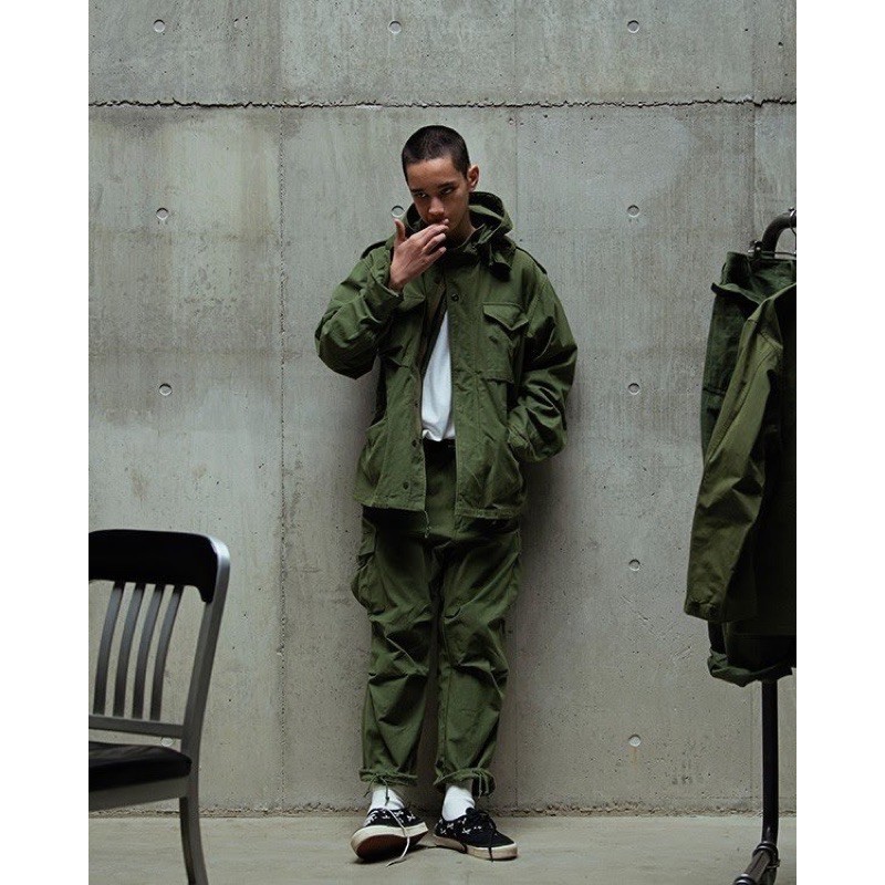 WTAPS 19SS MILL 65 JACKET. NYCO. STAIN M65