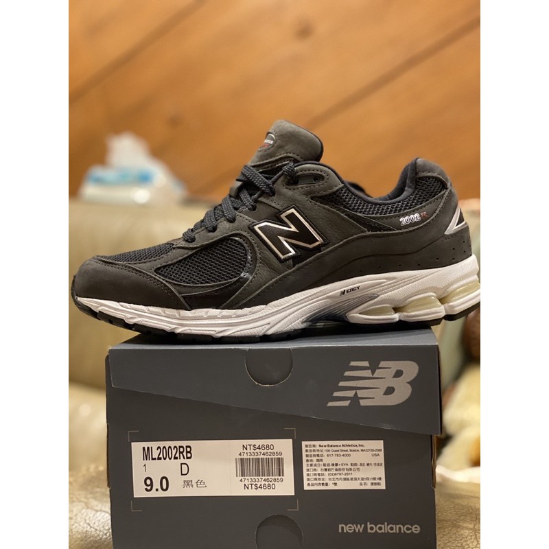 New Balance ML2002RB 台灣公司貨 黑白 | 蝦皮購物