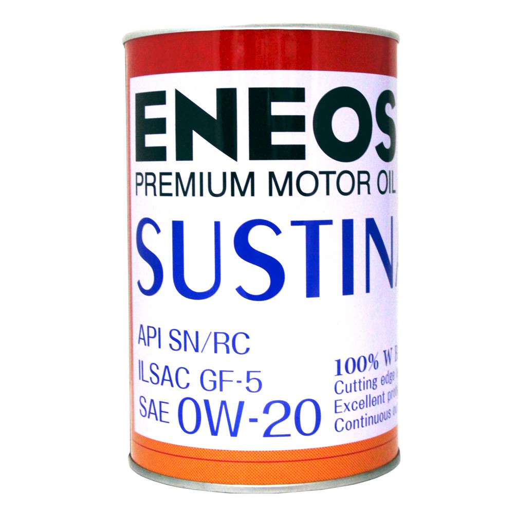 易油網】ENEOS SUSTINA 0W20/0W50/5W30/5W40 鐵罐藍罐全合成機油新日本