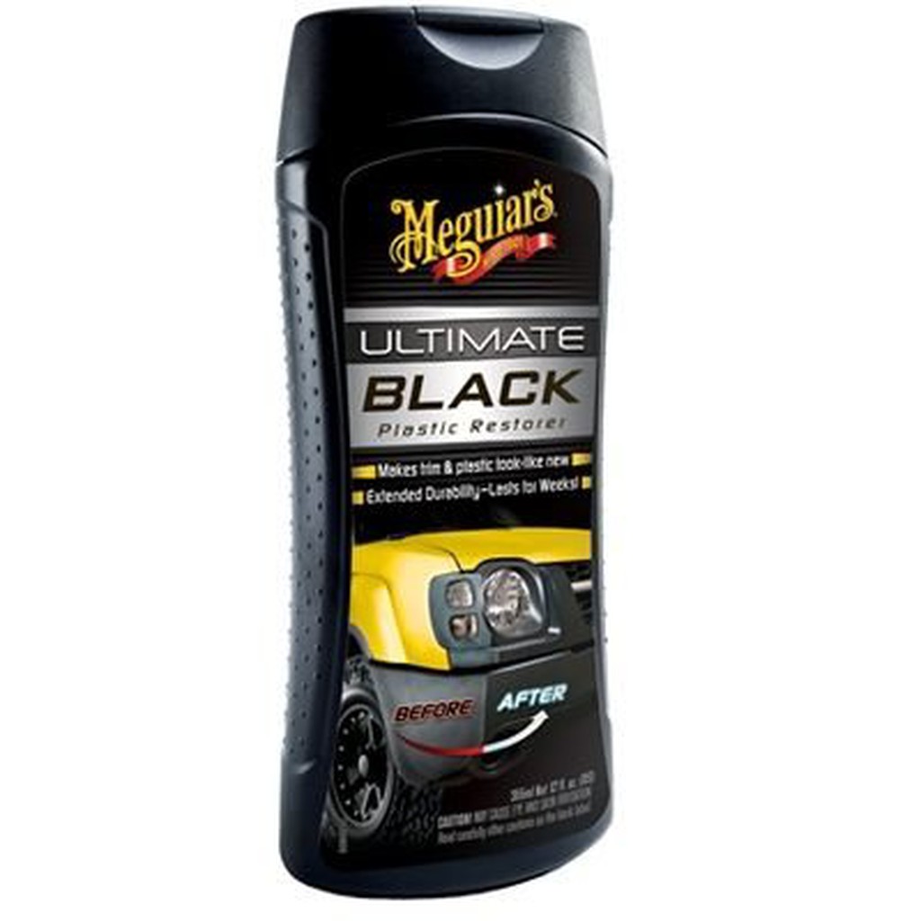 Meguiars 美光終極黑飾條保護擦拭劑 塑料保養劑 塑料染黑劑 塑料還原劑 吸收不油膩 G15812 蝦皮購物