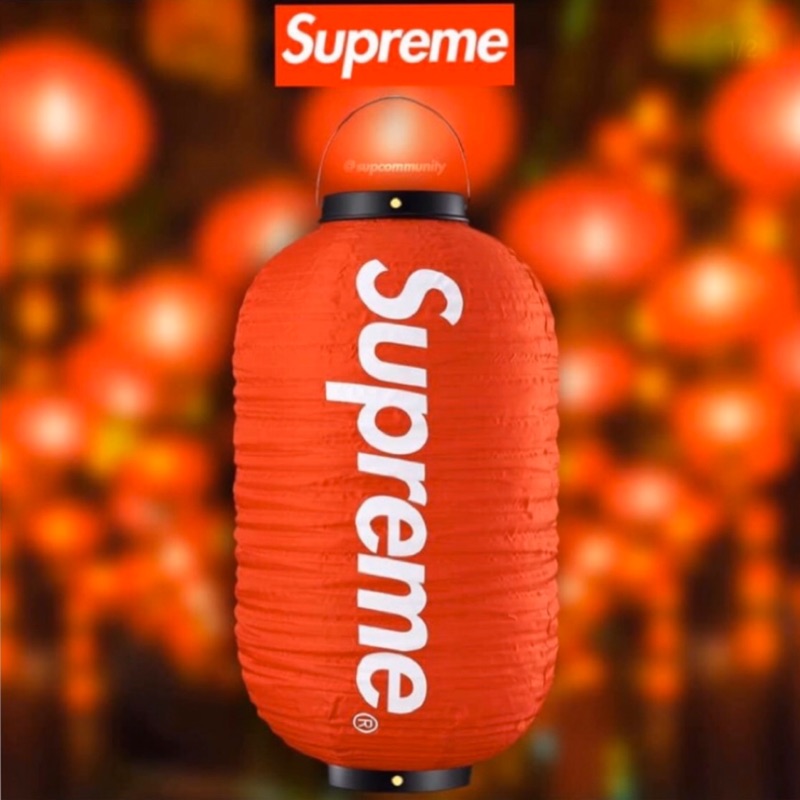 OGC}Supreme Hanging Lantern Red 燈籠🏮 紅白LOGO | 蝦皮購物