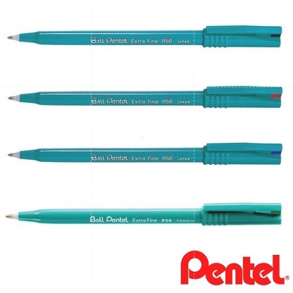 【漢霖】Pentel 飛龍 Ball Pentel R56 0.6mm鋼珠筆 | 蝦皮購物