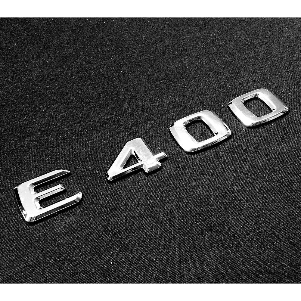 BENZ E400 字體 字標 車身字貼 後箱字體 字體高度 25mm | 蝦皮購物