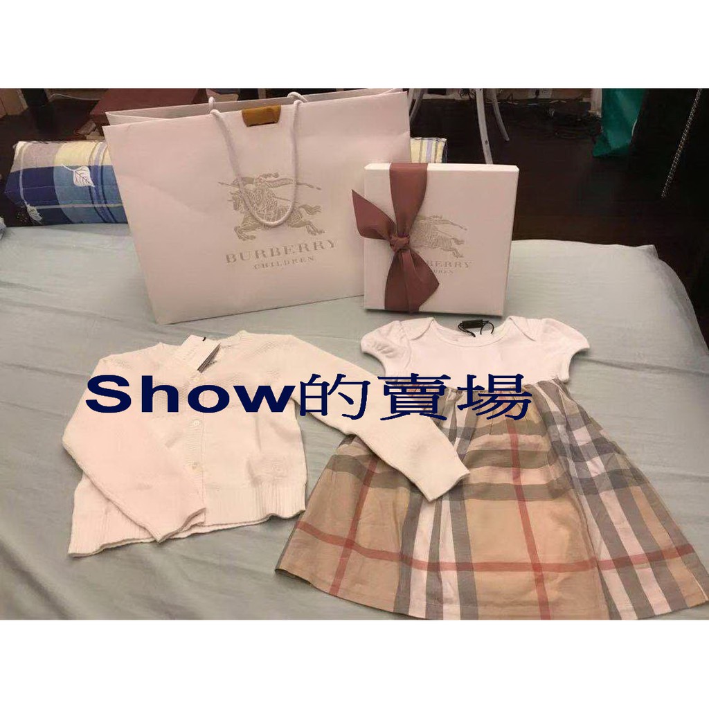 BURBERRY 12M 24M 嬰兒洋裝女外套洋裝包屁衣（已售出）附原廠盒&吊牌