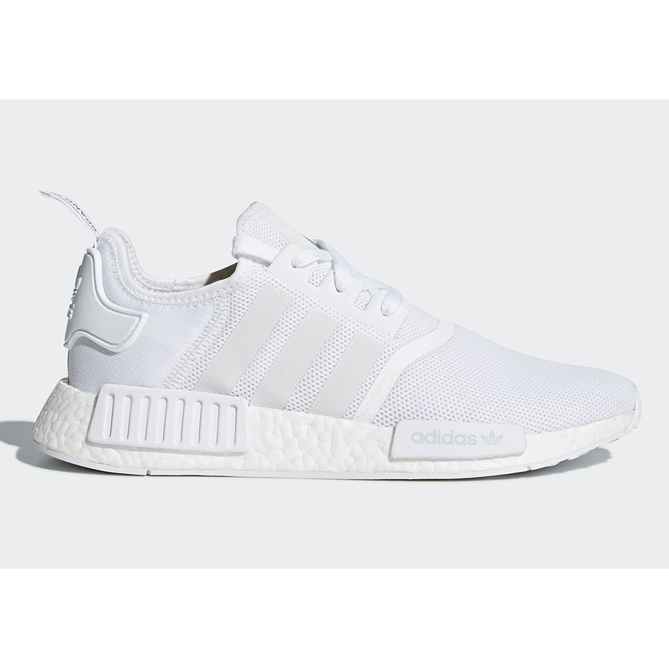 Adidas nmd r1 white and grey sale