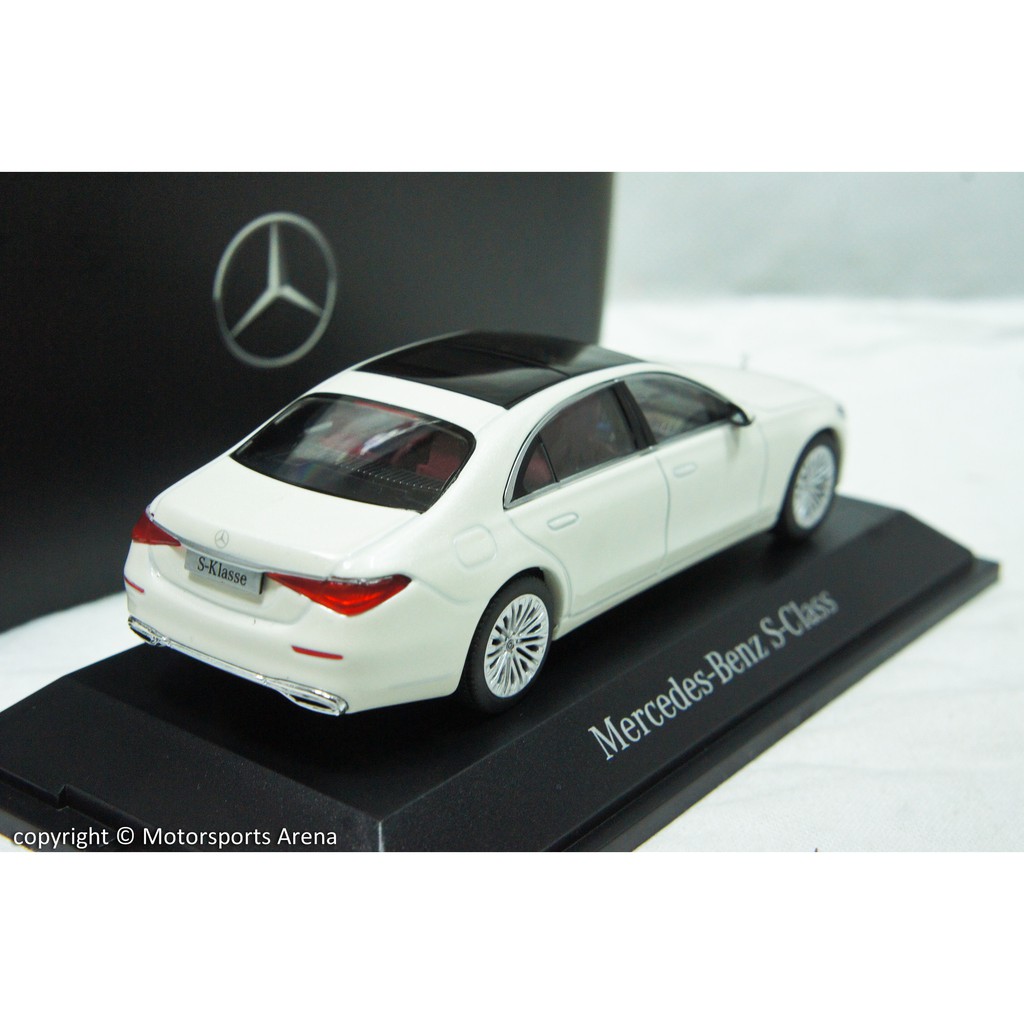 超值特價】賓士原廠1:43 Herpa Mercedes Benz S-Class V223 2020 白