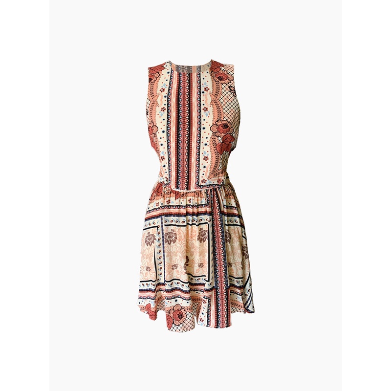 Topshop scarf clearance print dress