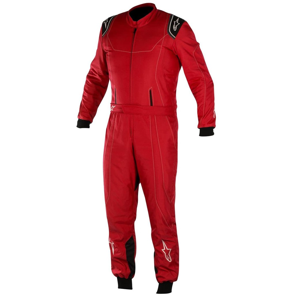 Alpinestars Karting Suit KMX-9 V2 Black/Red CIK LEVEL 2 Red || Black