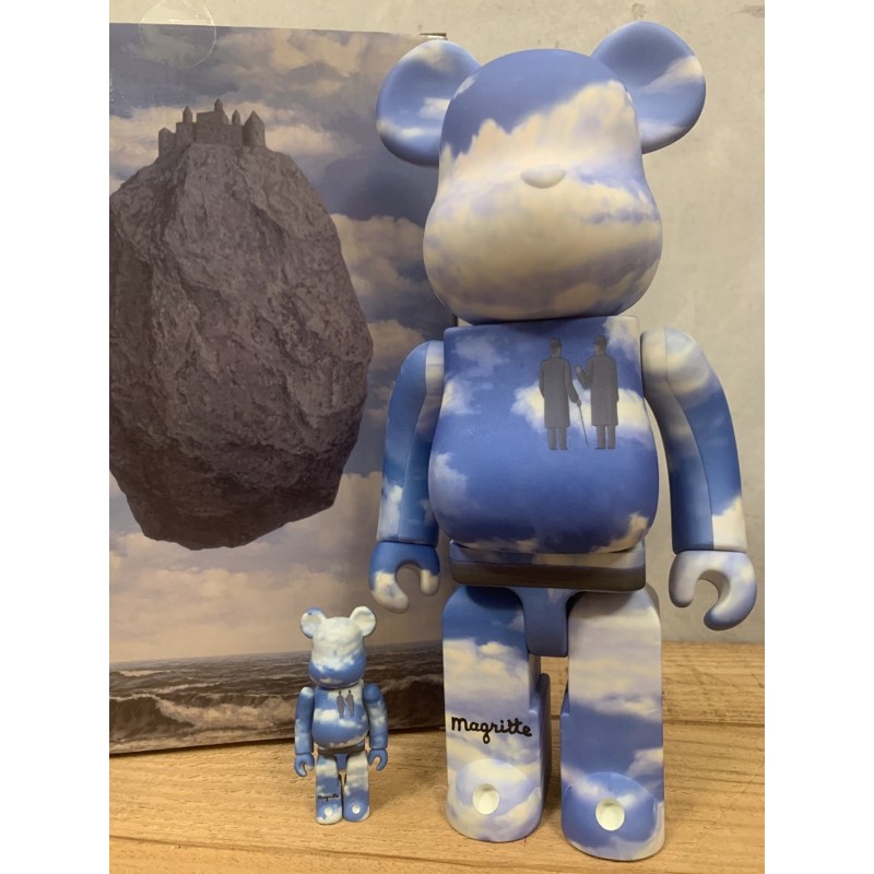 be@rbrick 400%&100% rene magritte 比利時畫家天空| 蝦皮購物