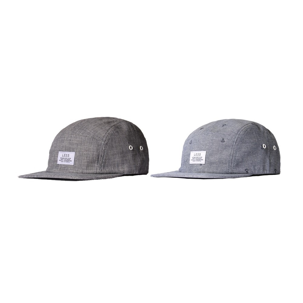 { POISON } LESS SIMPLE LOGO CAMP CAP (STRIPE ANCHOR) 經典款五片帽 | 蝦皮購物