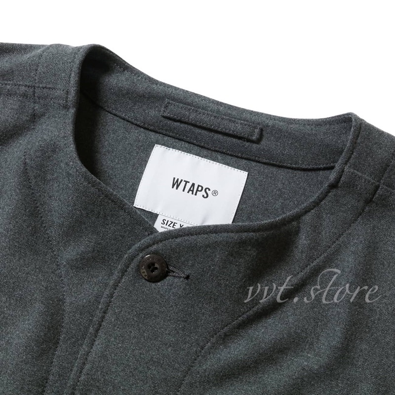 WTAPS 22AW SCOUT / LS / RAPO. TWILL 無領襯衫長袖襯衫外套夾克| 蝦皮購物