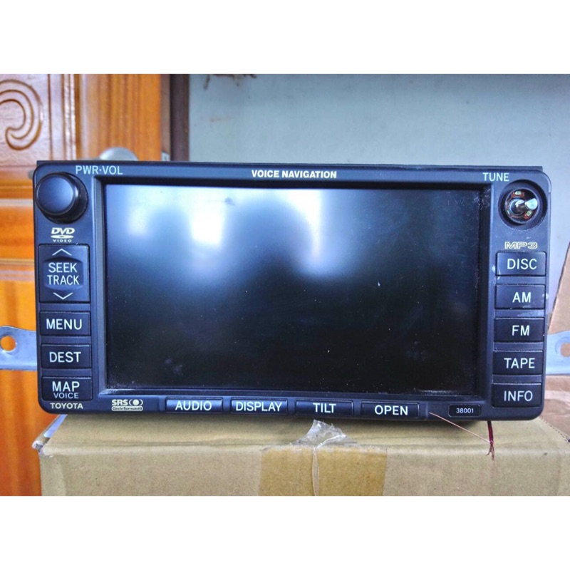 二手Toyota PZ071-28003 富士通Fujitsu Ten 主機音響，換音響功能正常，（唯一問題右旋鈕掉了） | 蝦皮購物