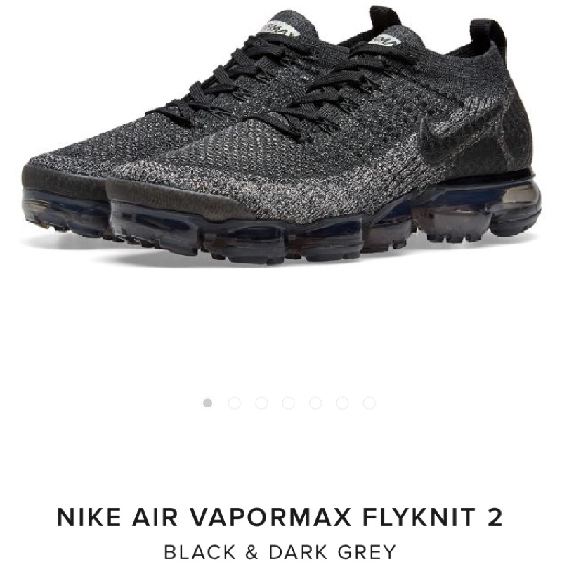 正品公司貨Nike air vapormax flyknit 2 女款編織耐吉大氣墊25.5cm