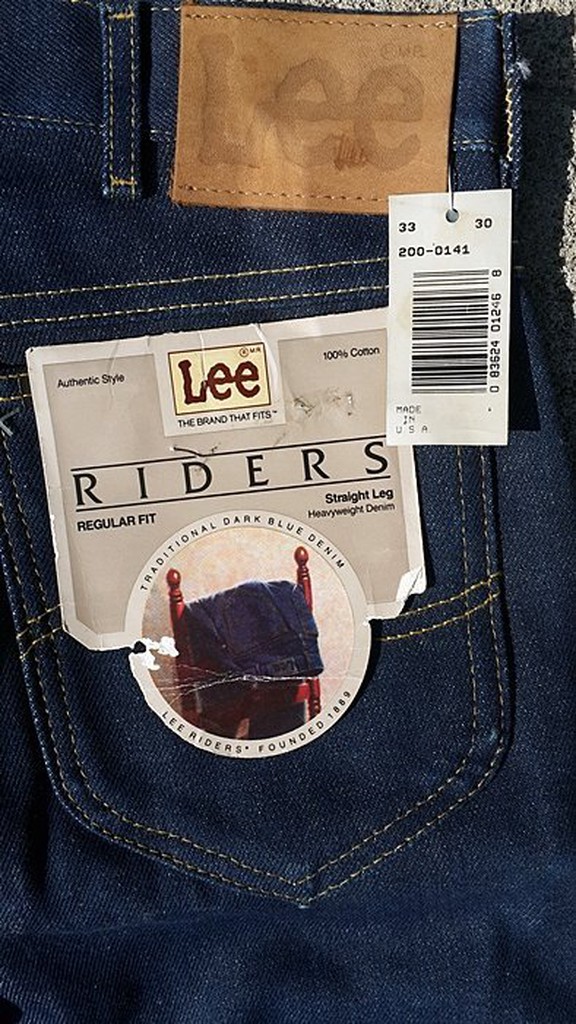 西方不敗全新絕版美國製Lee Riders 200 0141經典直筒牛仔褲原色養褲