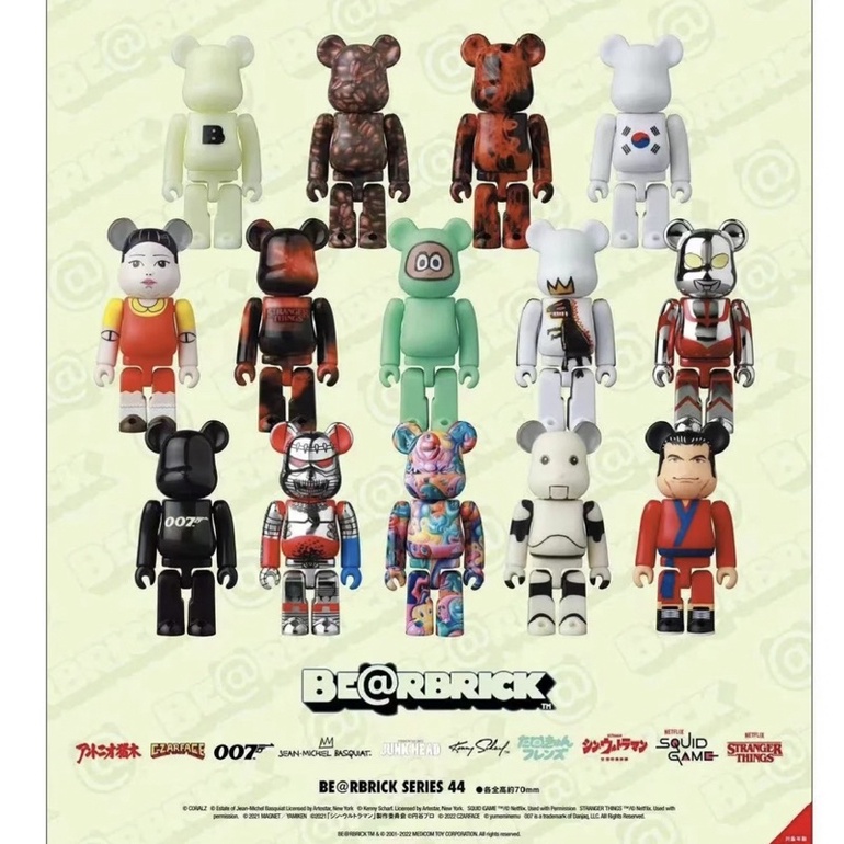 ☆BSTN☆ Be@rbrick Bearbrick 100% 庫柏力克熊小熊44代盲盒熊公仔