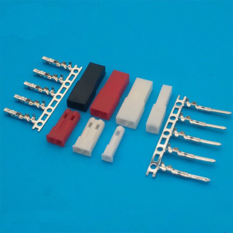 50 套 SYP JST 2.54mm 2PIN 連接器套件:插頭 + 插座 + 公母端子 | 蝦皮購物