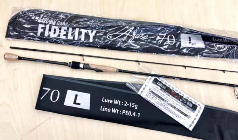 ロッド FIDELITY AZUSA 70L ホッツ Fishing Gang FIDELITY AZUSA 70L (ライトゲームロッド