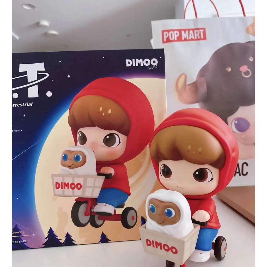 【粉紅小馬】『預購』Dimoo ET 大娃 環球影城限定 POPMART 泡泡瑪特 盲盒 公仔 吊卡 | 蝦皮購物
